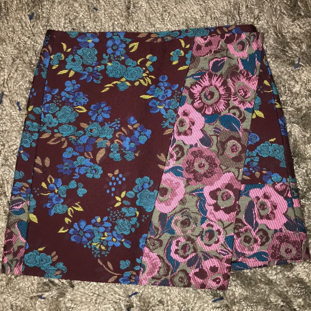 MSGM floral mini skirt